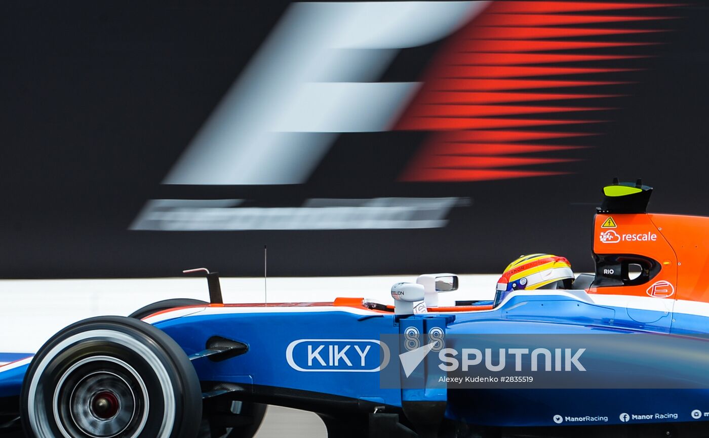 2016 Formula 1 Russian Grand Prix. Practice three