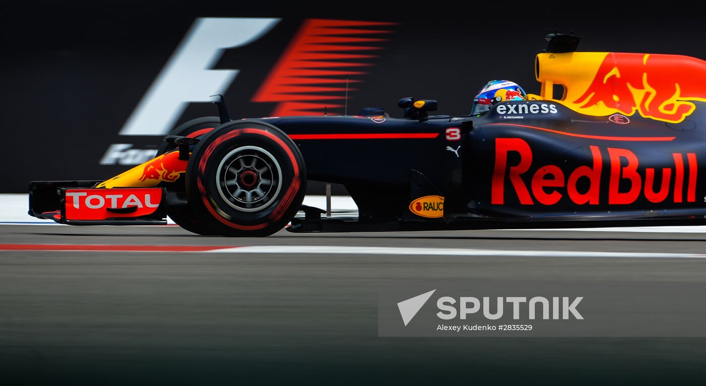 2016 Formula 1 Russian Grand Prix. Practice three