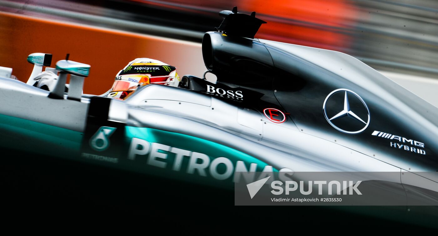 2016 Formula 1 Russian Grand Prix. Practice 3