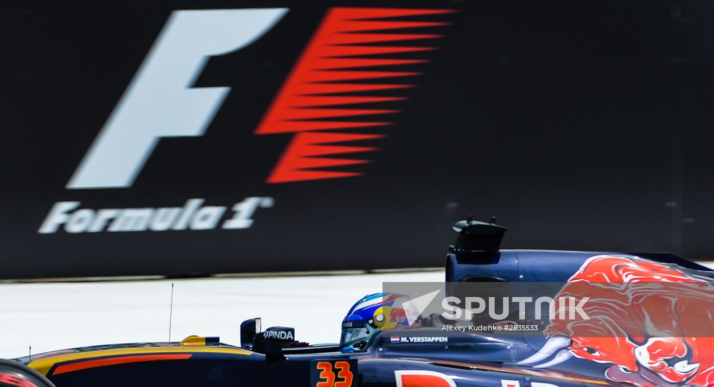 2016 Formula 1 Russian Grand Prix. Practice three