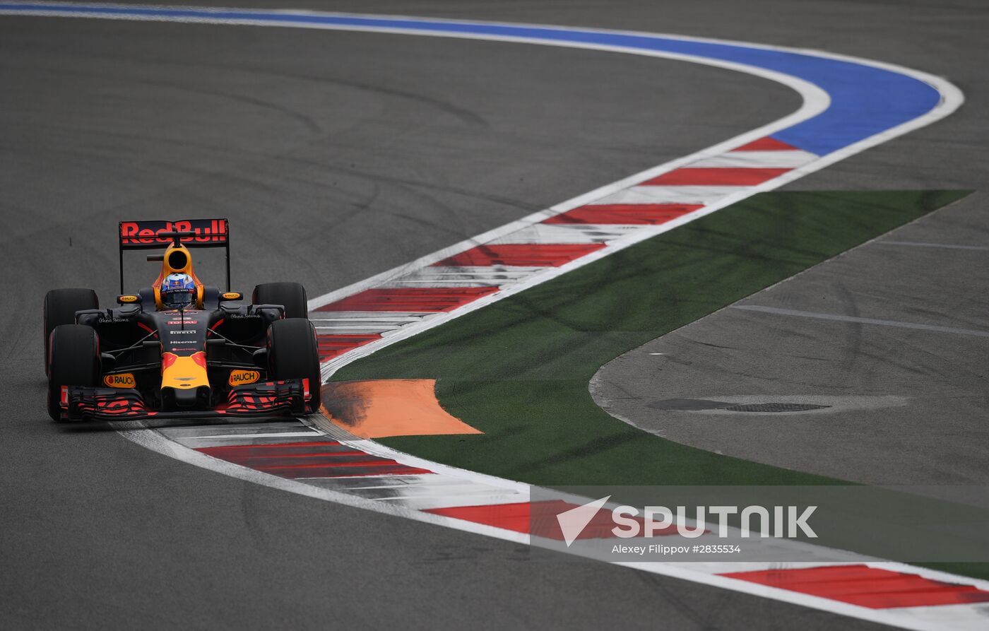 2016 Formula 1 Russian Grand Prix. Practice three