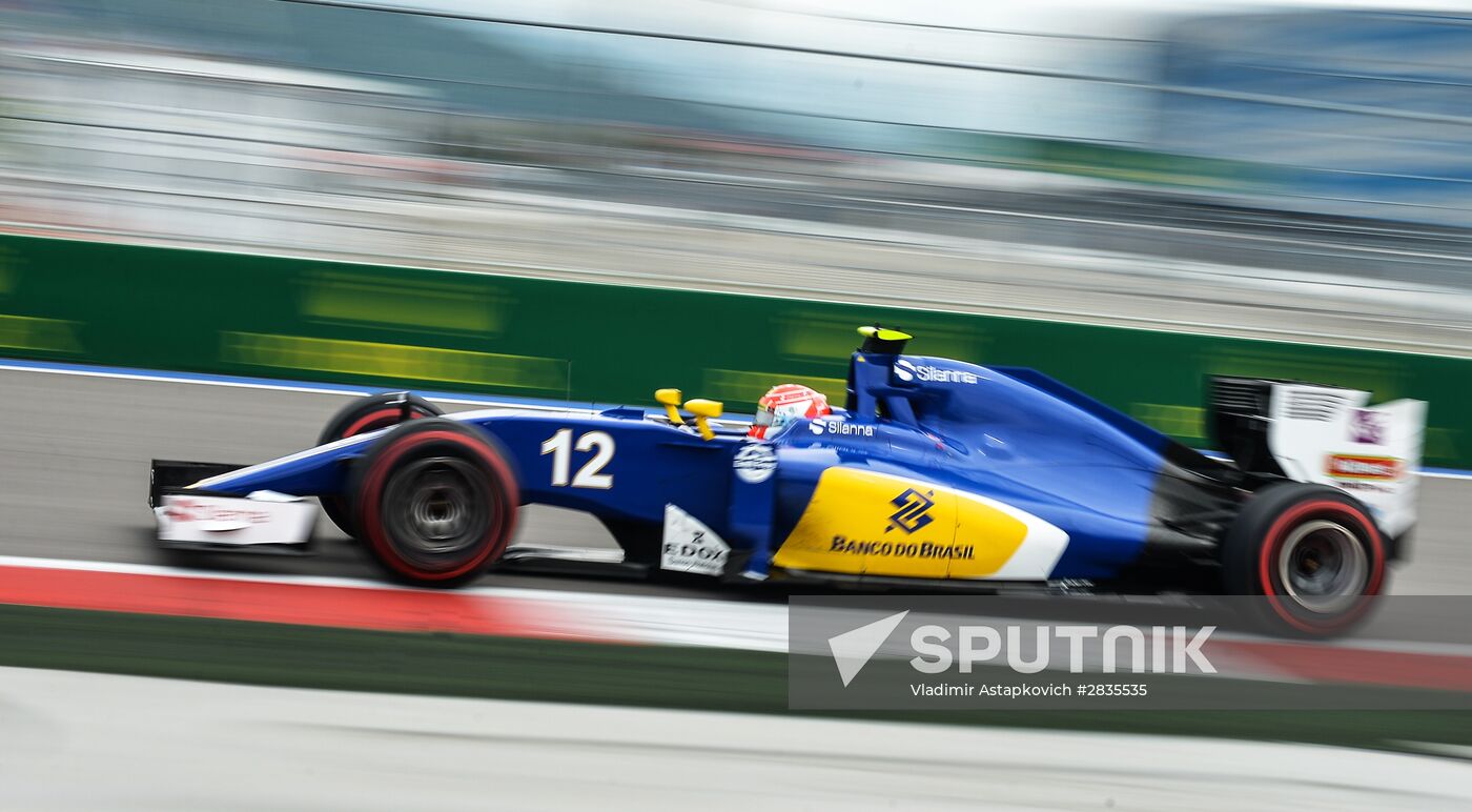 2016 Formula 1 Russian Grand Prix. Practice three