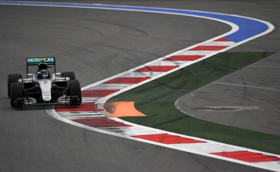 2016 Formula 1 Russian Grand Prix. Practice three