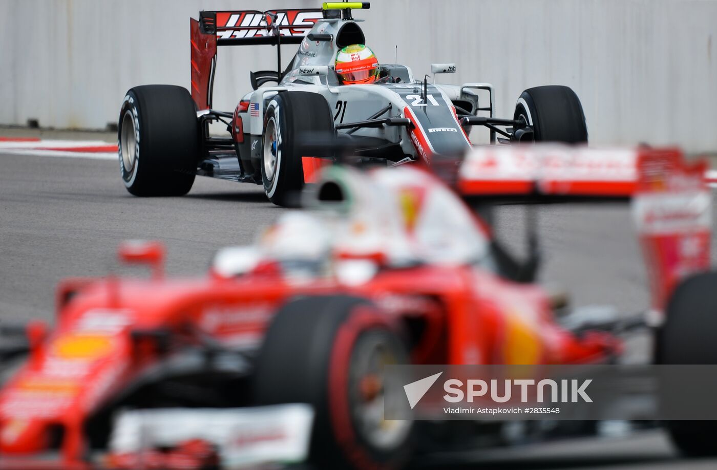 2016 Formula 1 Russian Grand Prix. Practice three