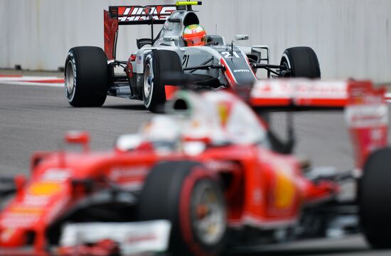 2016 Formula 1 Russian Grand Prix. Practice three