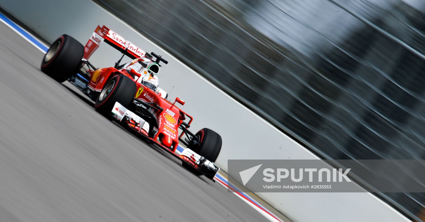 2016 Formula 1 Russian Grand Prix. Third practice session