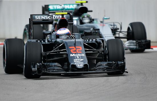 2016 Formula 1 Russian Grand Prix. Practice three