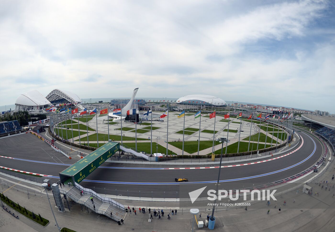2016 Formula 1 Russian Grand Prix. Third practice session