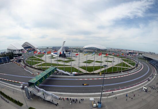 2016 Formula 1 Russian Grand Prix. Third practice session