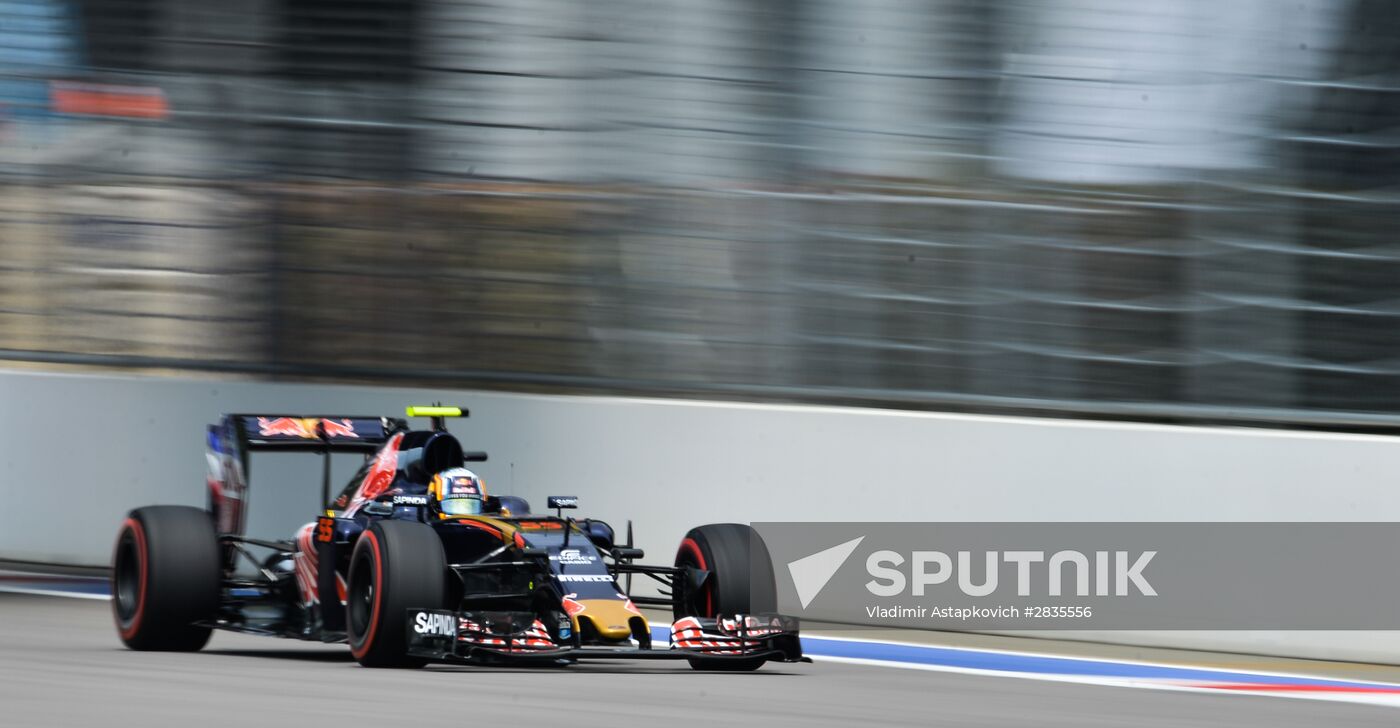 2016 Formula 1 Russian Grand Prix. Practice three