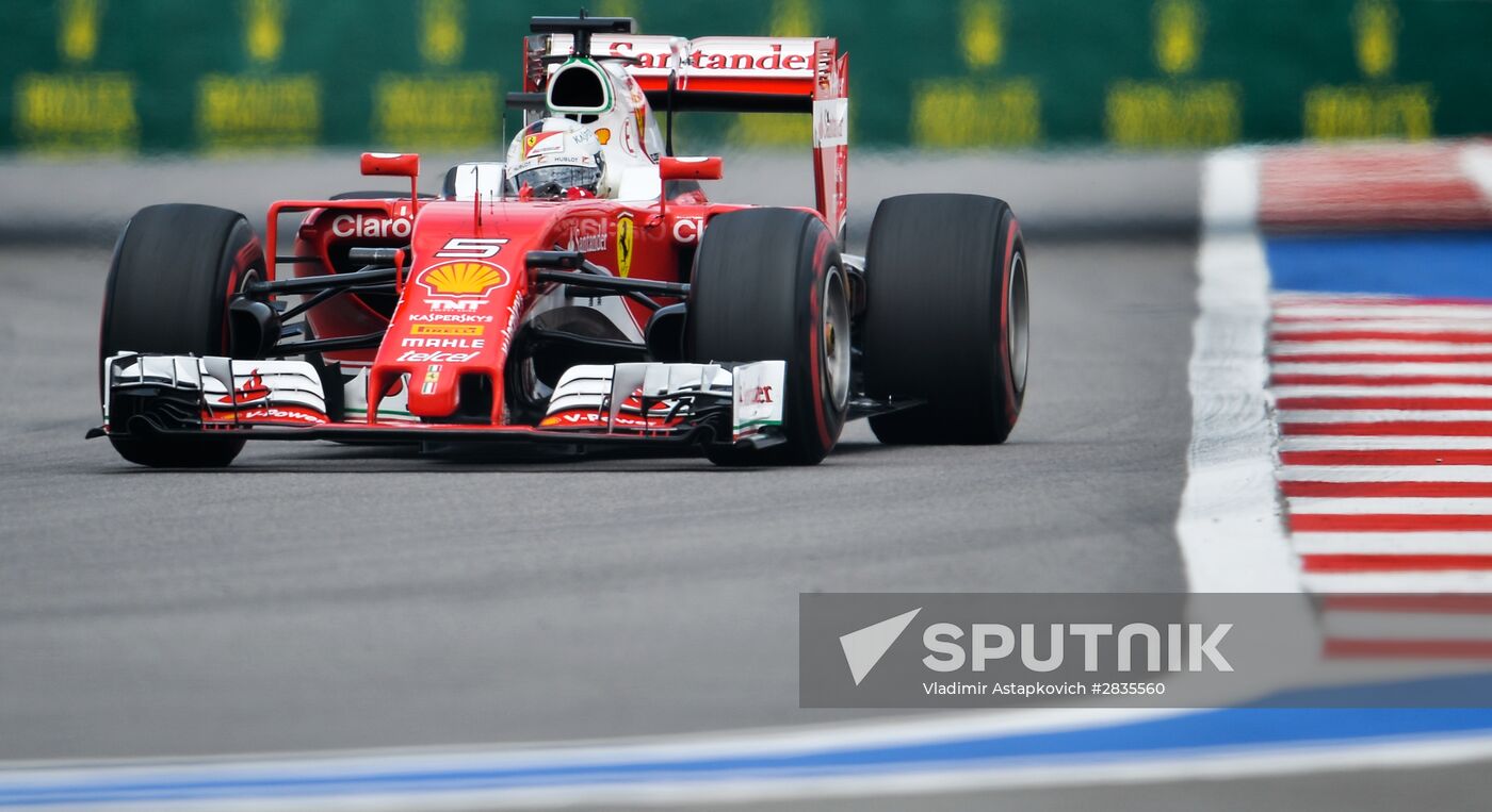 2016 Formula 1 Russian Grand Prix. Third practice session