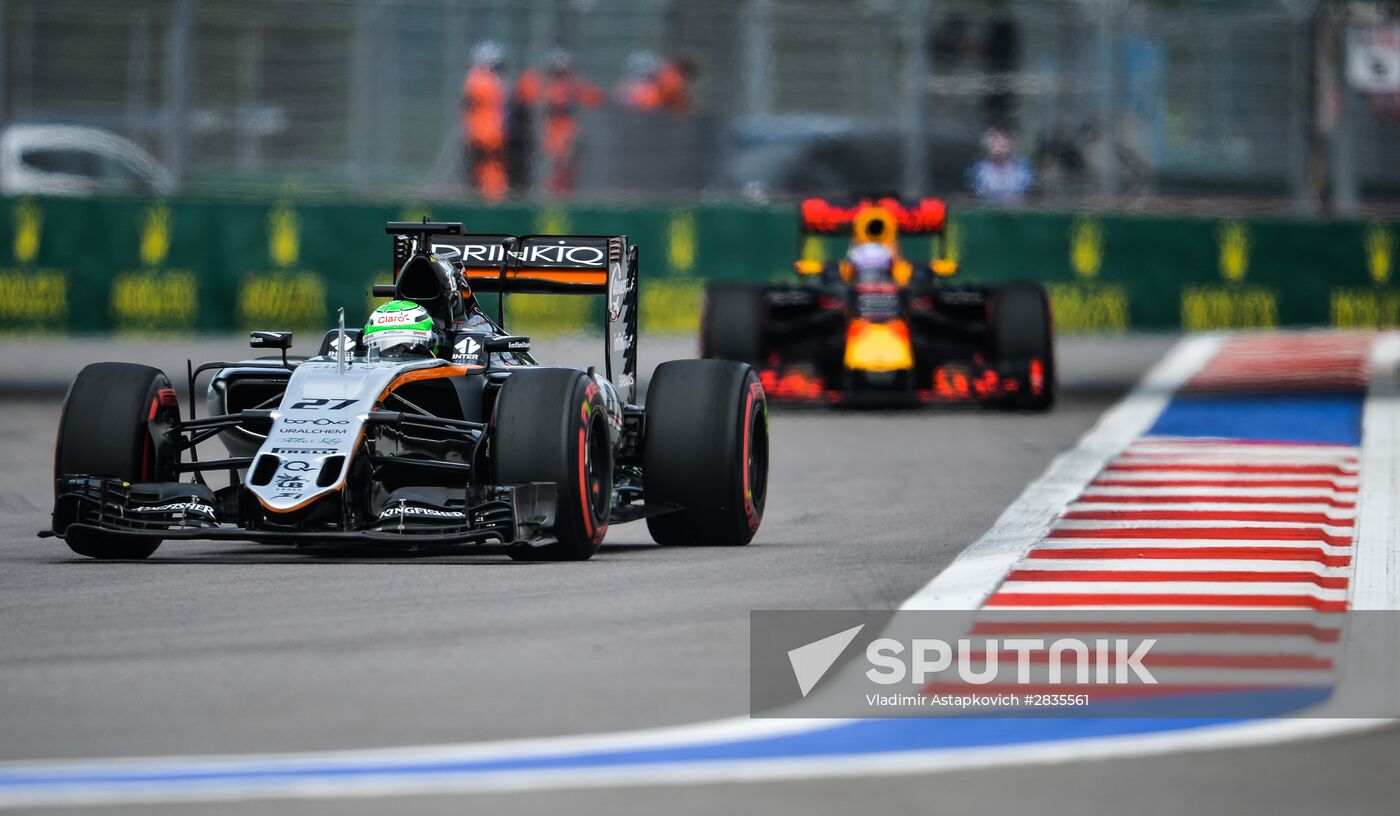 2016 Formula 1 Russian Grand Prix. Practice three
