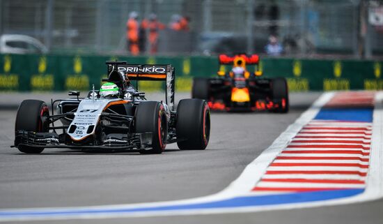 2016 Formula 1 Russian Grand Prix. Practice three