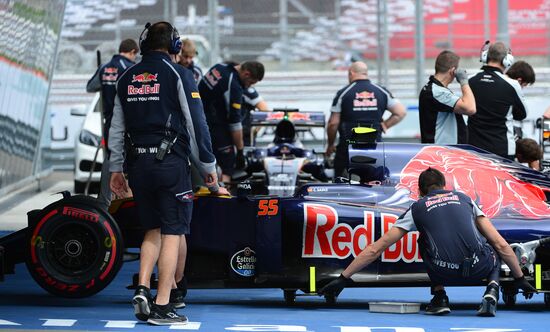 2016 Formula 1 Russian Grand Prix. Practice Three