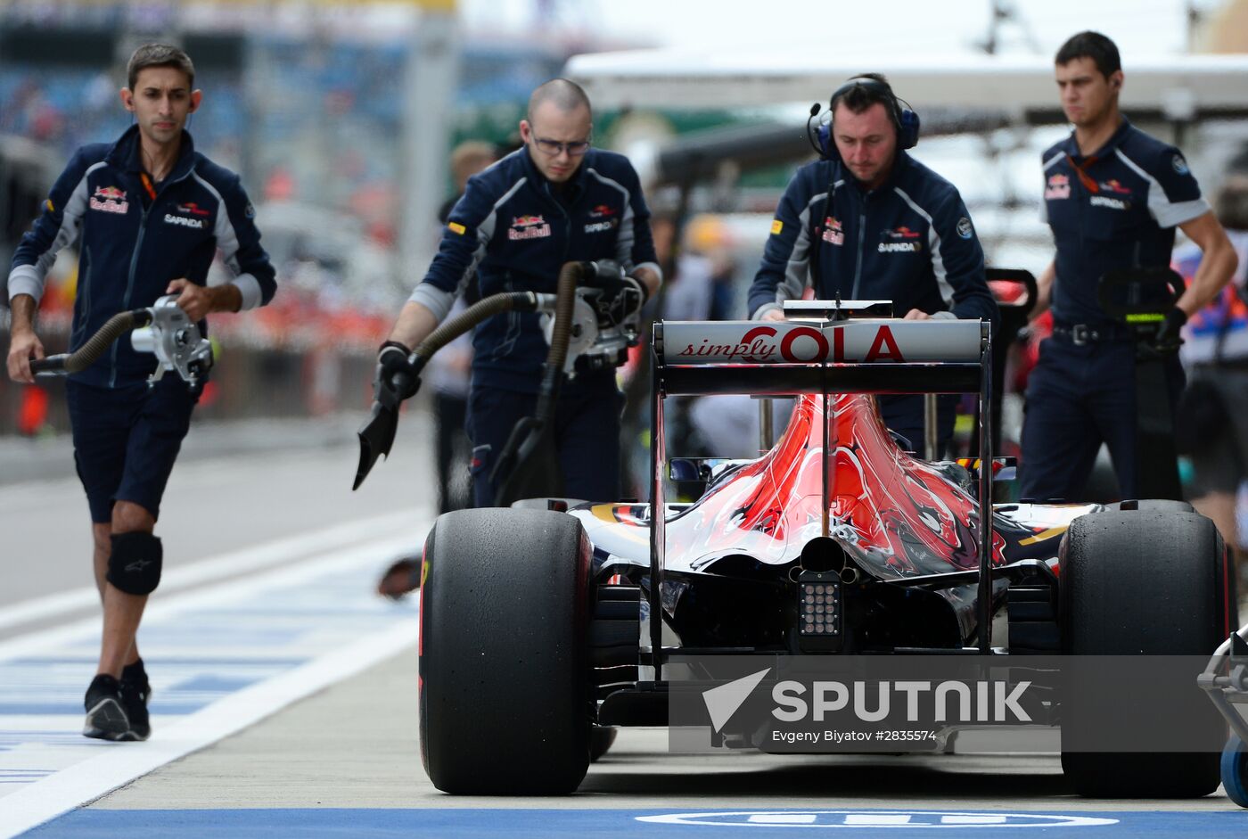 2016 Formula 1 Russian Grand Prix. Third practice session