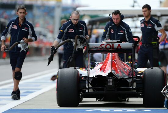 2016 Formula 1 Russian Grand Prix. Third practice session