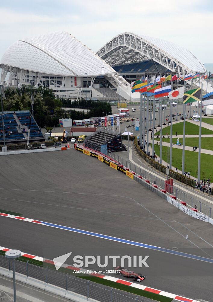 2016 Formula 1 Russian Grand Prix. Third practice session