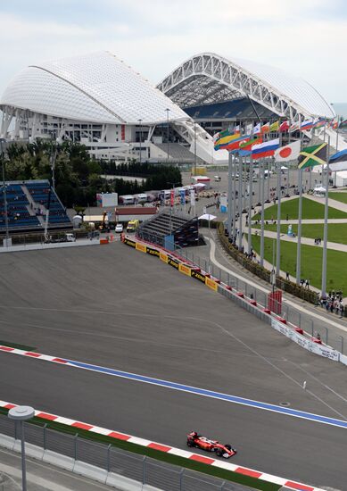 2016 Formula 1 Russian Grand Prix. Third practice session