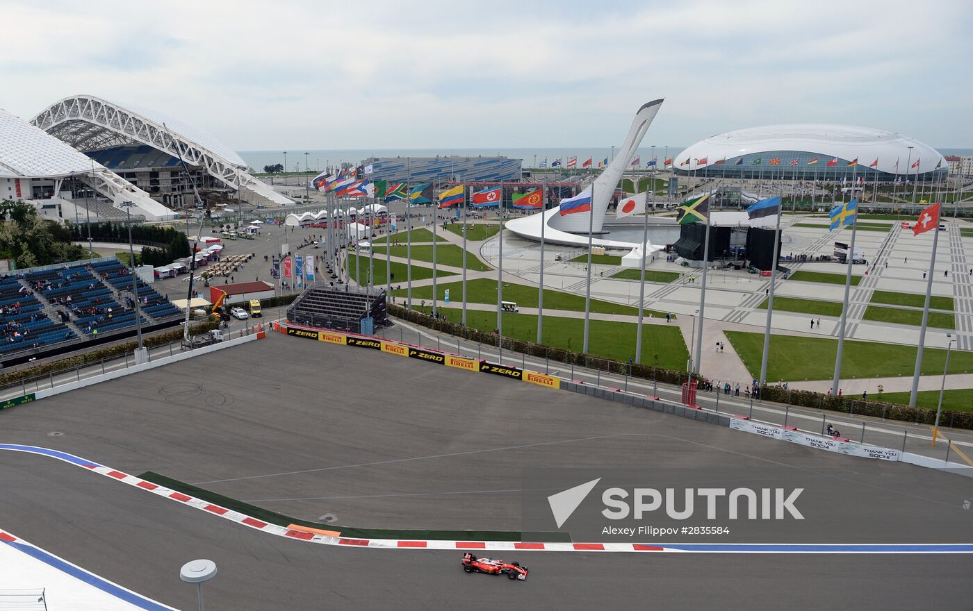 2016 Formula 1 Russian Grand Prix. Third practice session