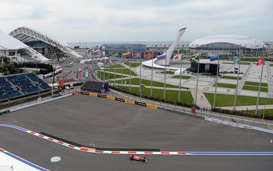 2016 Formula 1 Russian Grand Prix. Third practice session
