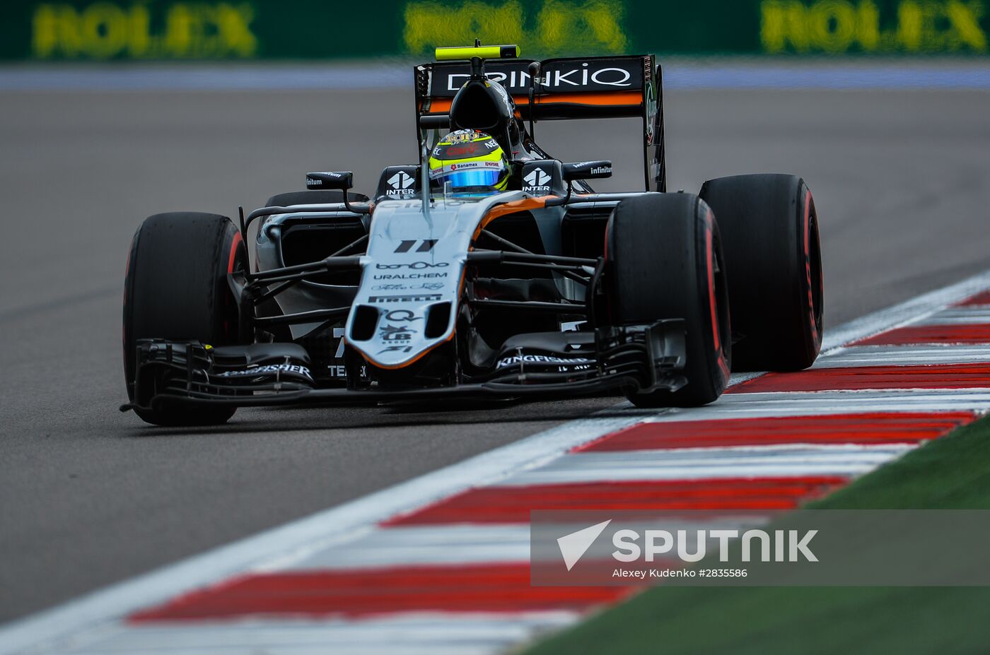 2016 Formula 1 Russian Grand Prix. Practice three