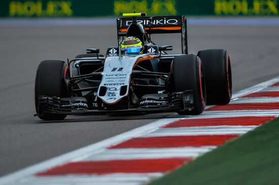 2016 Formula 1 Russian Grand Prix. Practice three