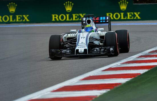 2016 Formula 1 Russian Grand Prix. Practice three