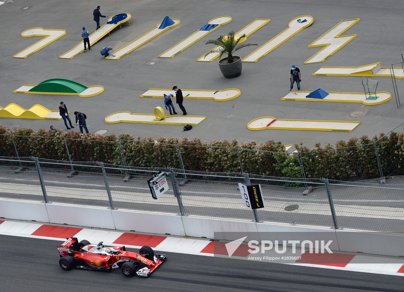 2016 Formula 1 Russian Grand Prix. Practice 3