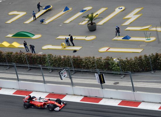 2016 Formula 1 Russian Grand Prix. Practice 3