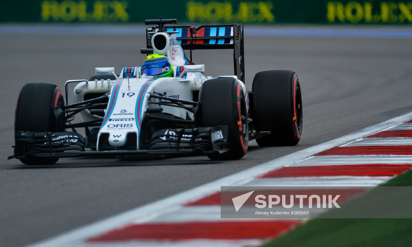 2016 Formula 1 Russian Grand Prix. Practice three