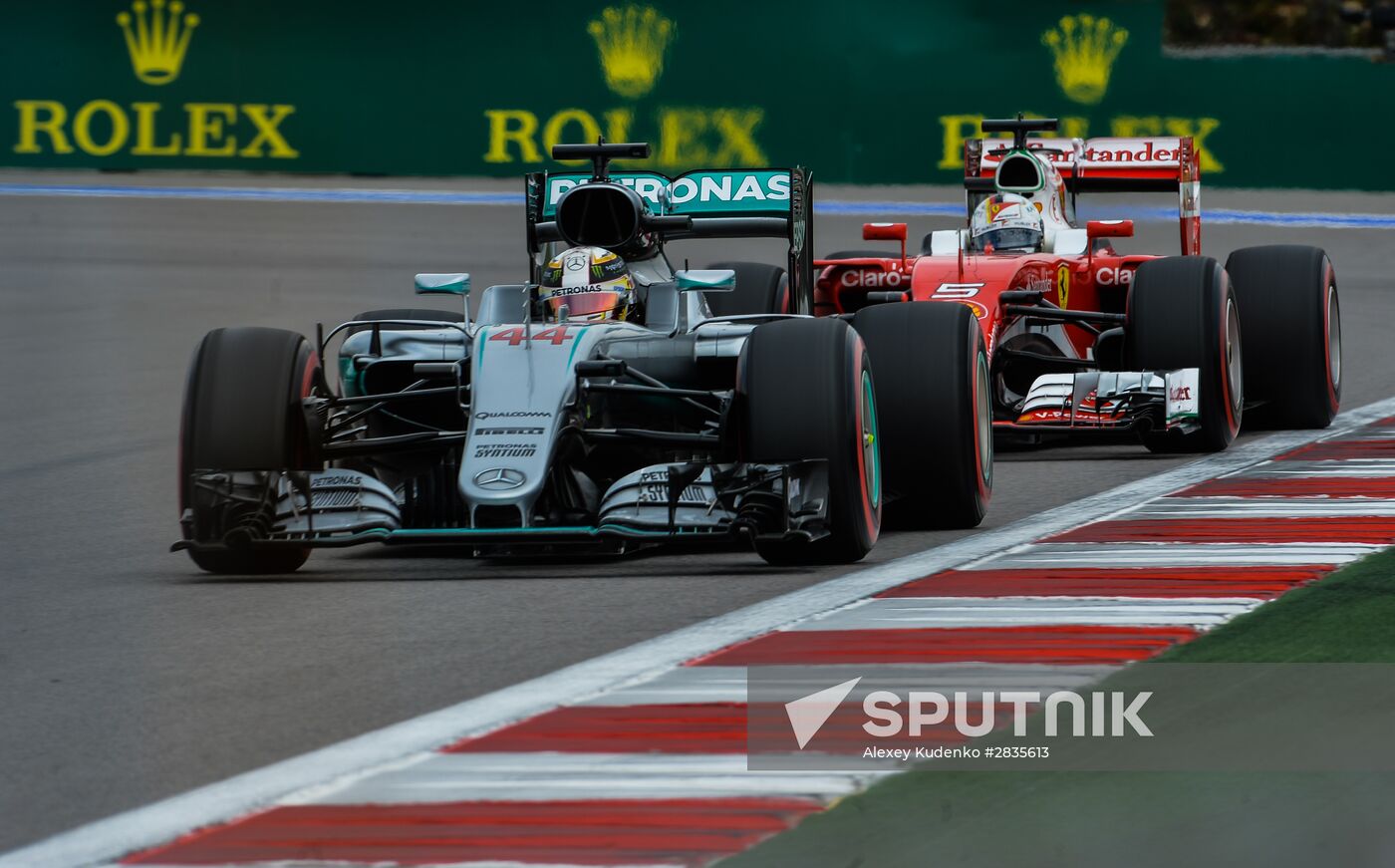 2016 Formula 1 Russian Grand Prix. Practice 3