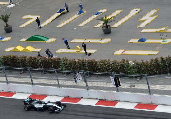2016 Formula 1 Russian Grand Prix. Practice three