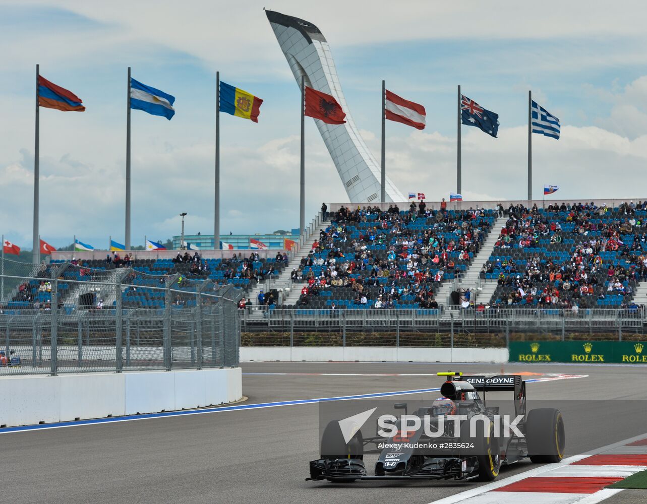 2016 Formula 1 Russian Grand Prix. Practice three
