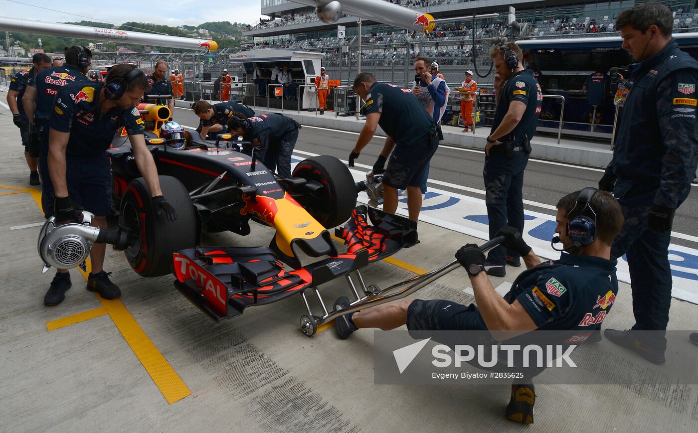 2016 Formula 1 Russian Grand Prix. Practice three