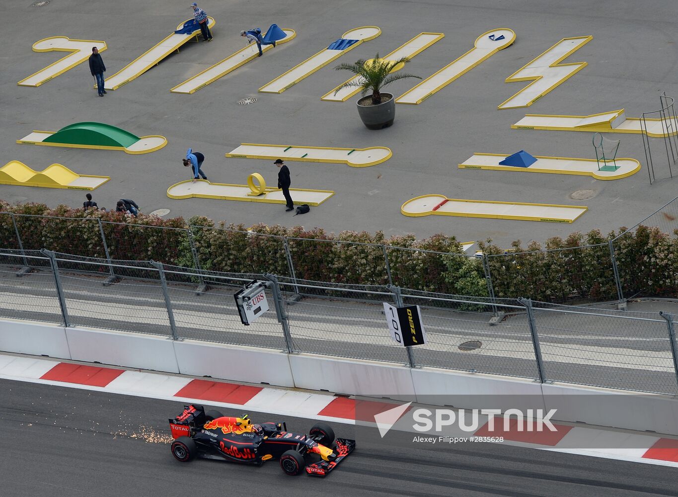 2016 Formula 1 Russian Grand Prix. Practice three