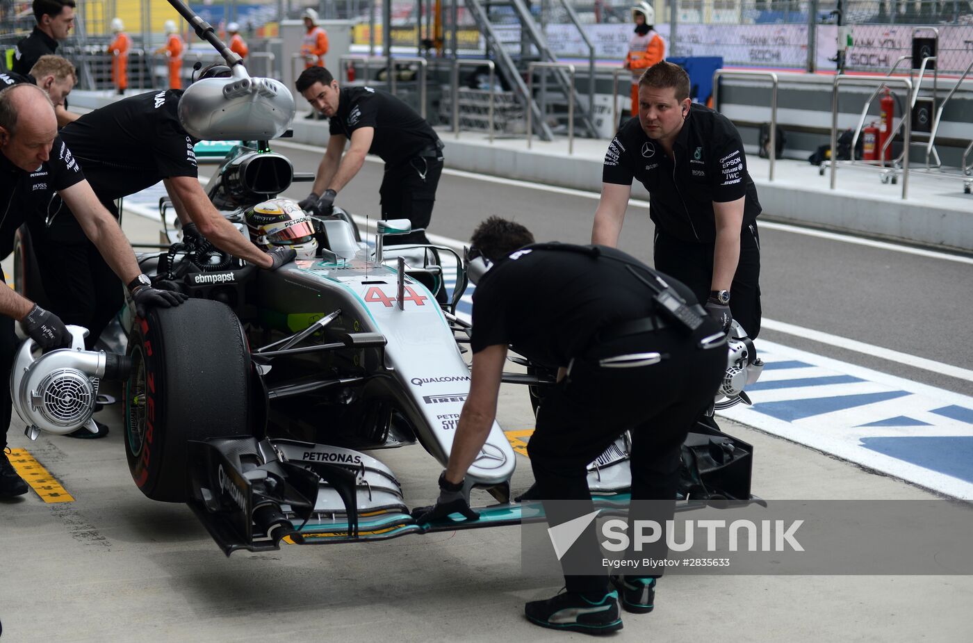 2016 Formula 1 Russian Grand Prix. Practice 3