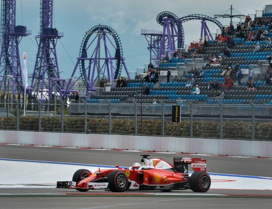 2016 Formula 1 Russian Grand Prix. Third practice session