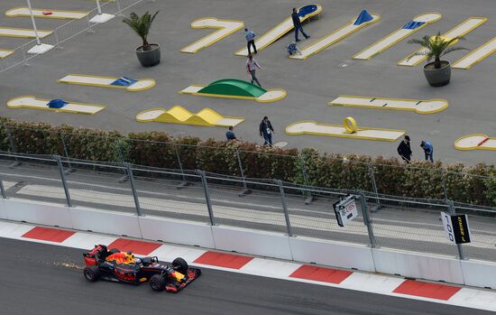 2016 Formula 1 Russian Grand Prix. Practice three