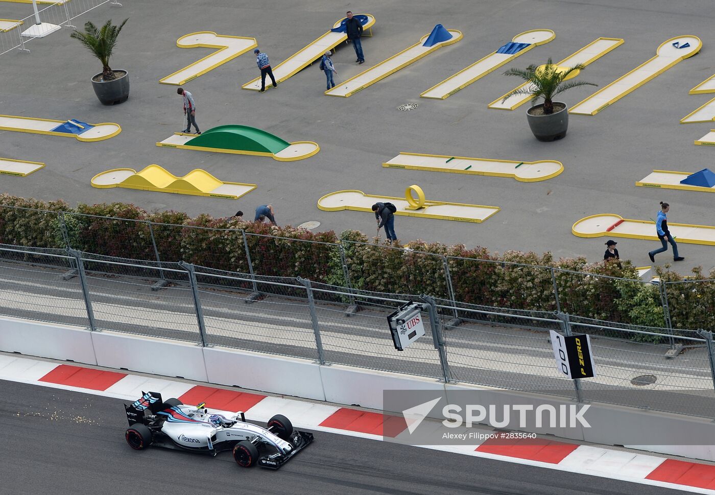 2016 Formula 1 Russian Grand Prix. Practice 3