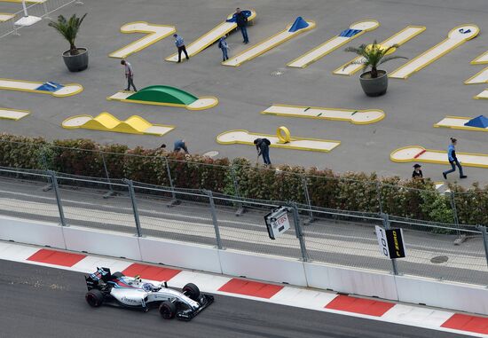 2016 Formula 1 Russian Grand Prix. Practice 3