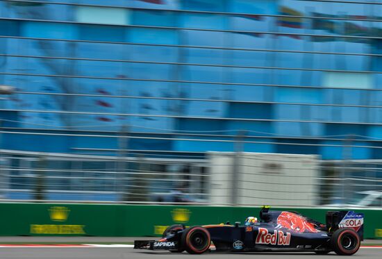 2016 Formula 1 Russian Grand Prix. Practice three