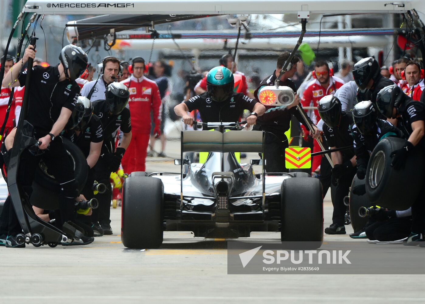 2016 Formula 1 Russian Grand Prix. Third practice session