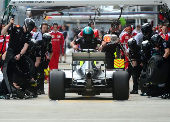 2016 Formula 1 Russian Grand Prix. Third practice session