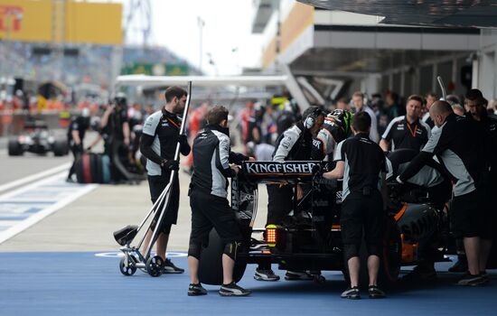 2016 Formula 1 Russian Grand Prix. Third practice session