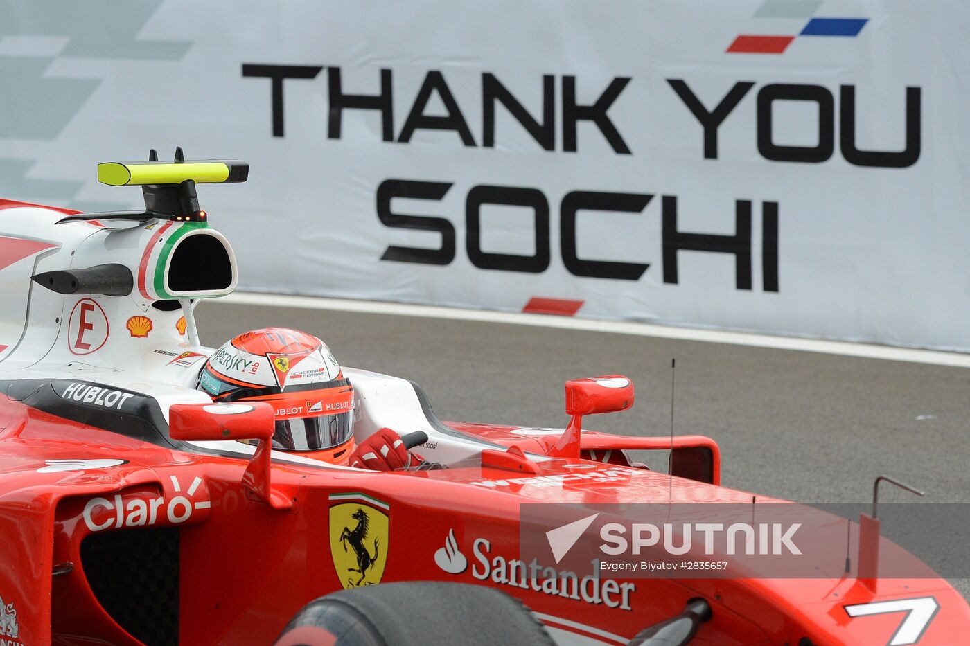 2016 Formula 1 Russian Grand Prix. Practice 3