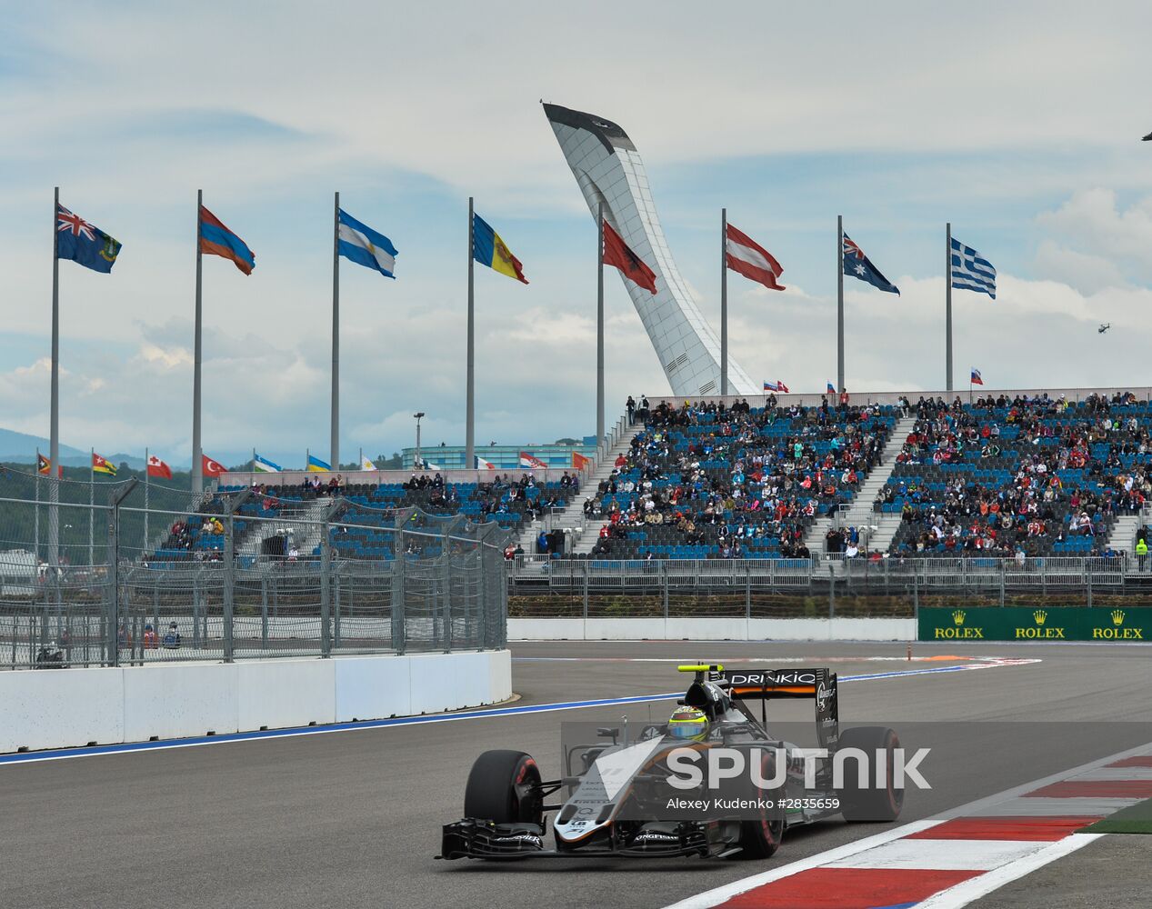 2016 Formula 1 Russian Grand Prix. Practice three