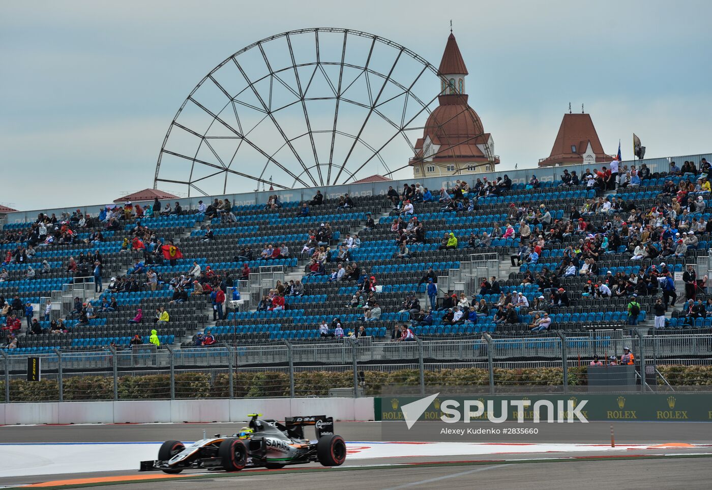 2016 Formula 1 Russian Grand Prix. Practice three