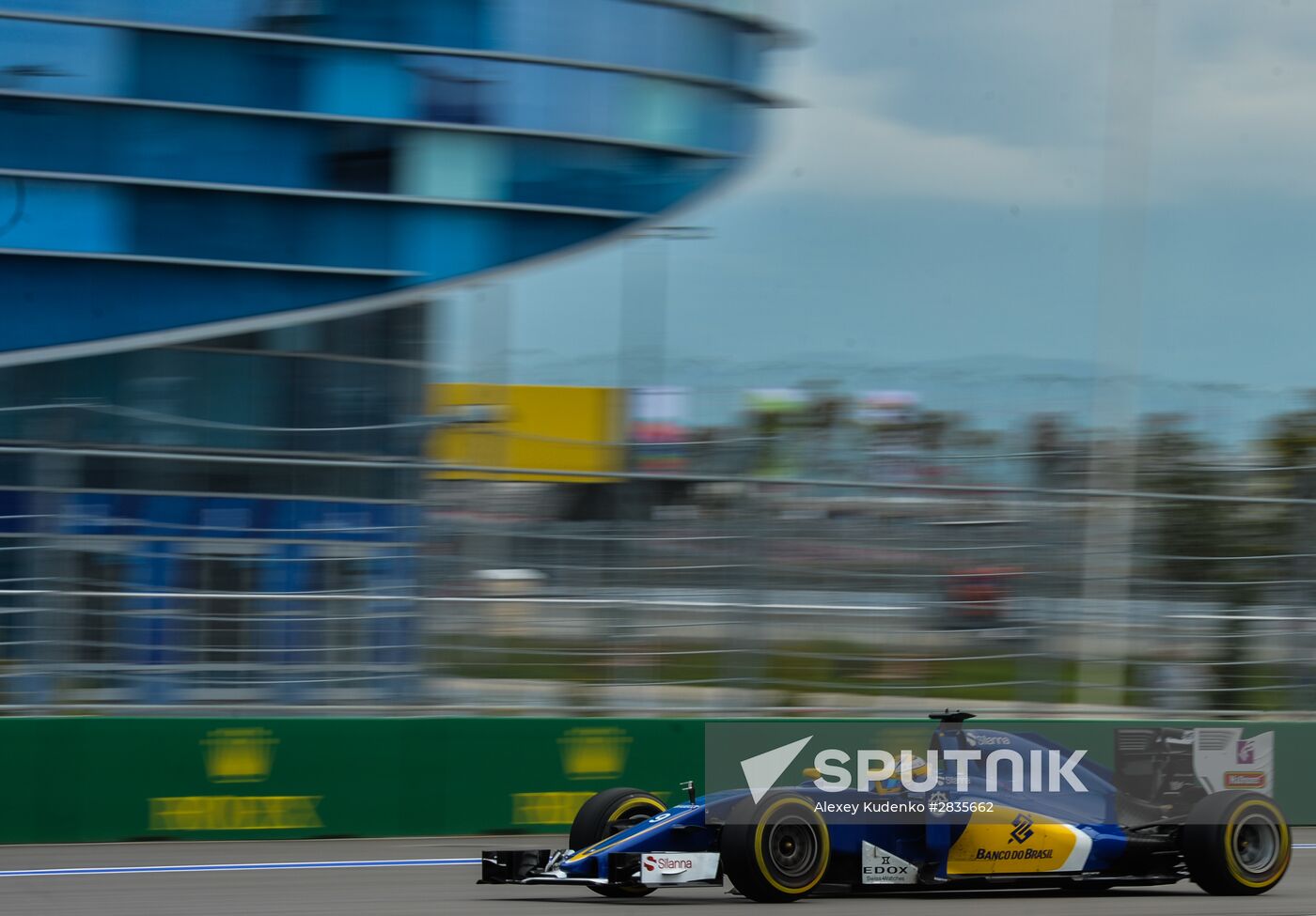 2016 Formula 1 Russian Grand Prix. Practice three