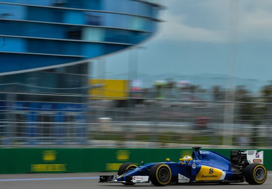 2016 Formula 1 Russian Grand Prix. Practice three
