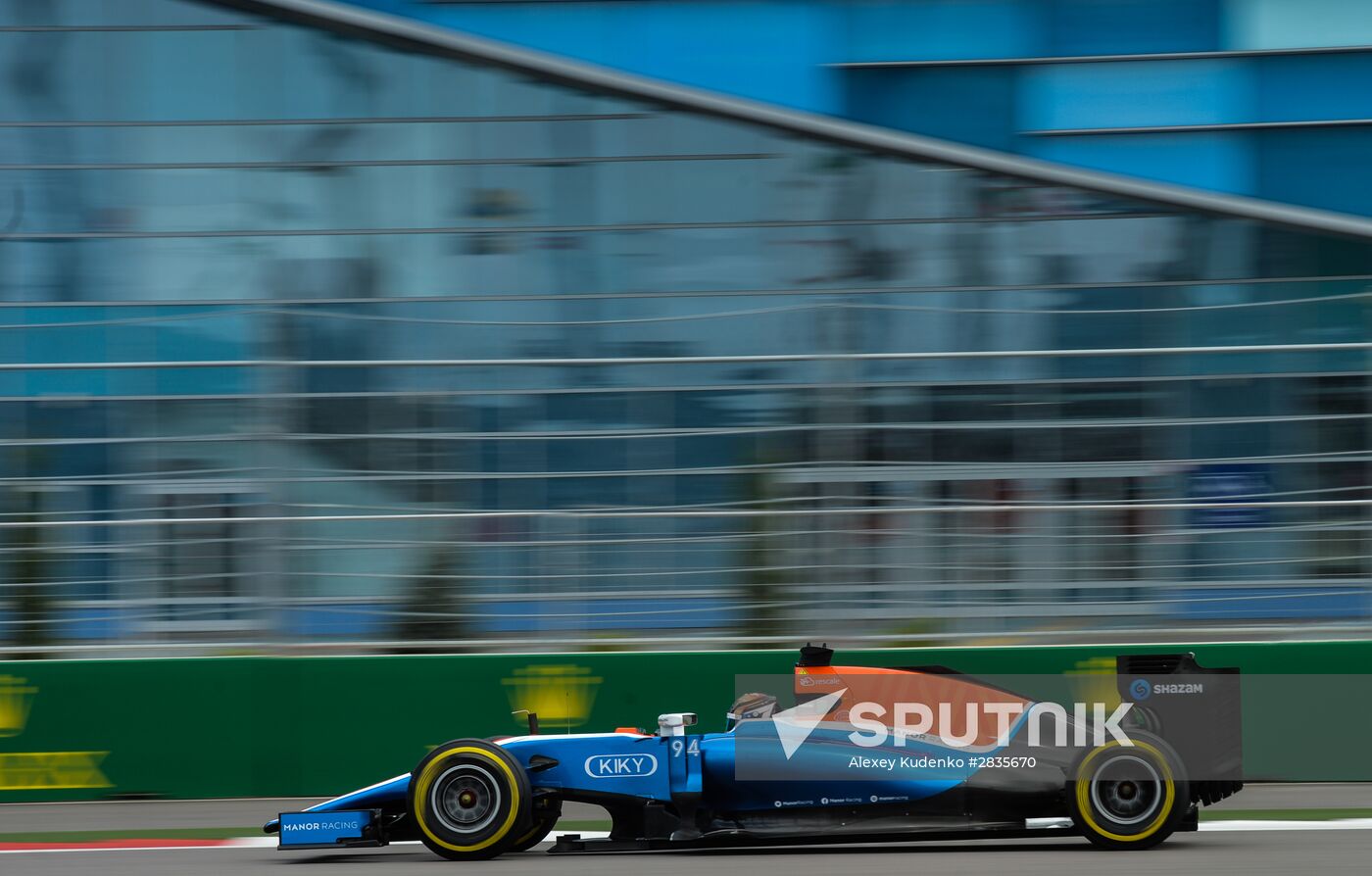 2016 Formula 1 Russian Grand Prix. Practice three